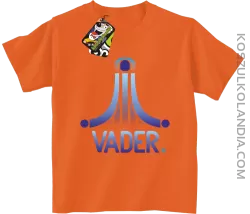 VADER STAR ATARI STYLE - Koszulka dziecięca pomarańcz 
