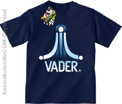 VADER STAR ATARI STYLE - Koszulka dziecięca granat