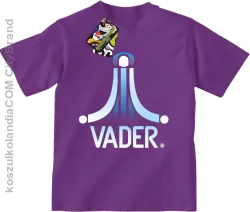 VADER STAR ATARI STYLE - Koszulka dziecięca fiolet 