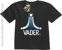 VADER STAR ATARI STYLE - Koszulka dziecięca czarna 