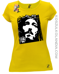 Jezus Chrystus Umarł na krzyżu za grzechy nasze - Koszulka damska żółta 