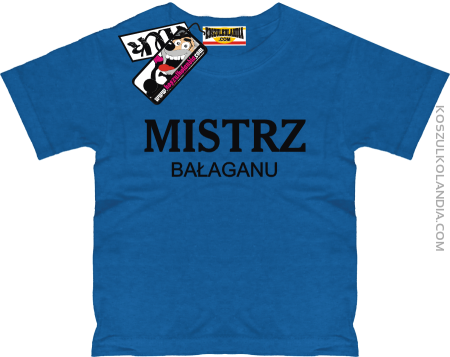 Mistrz bałaganu - zabawna koszulka dziecięca