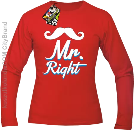 Mr Right example - Longsleeve Męski