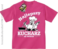 Mamma Mia Najlepszy kucharz na świecie - Koszulka dziecięca fuchsia 