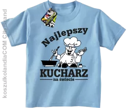 Mamma Mia Najlepszy kucharz na świecie - Koszulka dziecięca błękit 