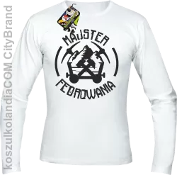 Majster fedrowania - Longsleeve męski biały 