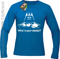 LORD Who`s your daddy - Longsleeve męski niebieski 