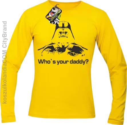 LORD Who`s your daddy - Longsleeve męski żółty 