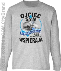 OJCIEC I SYN NIE ZAWSZE SIĘ ZGADZAJĄ ale zawsze się wspierają - Longsleeve dziecięcy melanż 