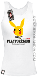 Play Pokemon - Top damski biała 
