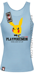 Play Pokemon - Top damski błękit 