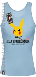 Play Pokemon - Top damski błękit 