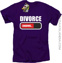 DIVORCE - loading - Koszulka męska fiolet
