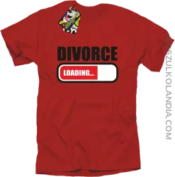 DIVORCE - loading - Koszulka męska red