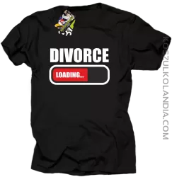 DIVORCE - loading - Koszulka męska czarna