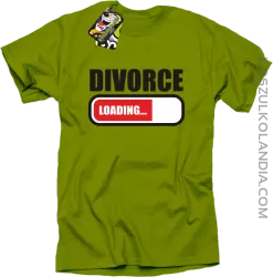 DIVORCE - loading - Koszulka męska kiwi
