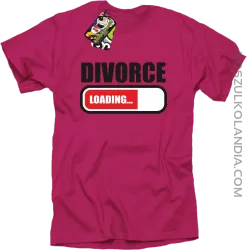 DIVORCE - loading - Koszulka męska fuchsia