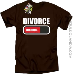 DIVORCE - loading - Koszulka męska brąz