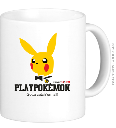 Play Pokemon - Kubek ceramiczny biały 