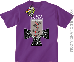 NSZ Narodowe Siły Zbrojne - Koszulka dziecięca fiolet