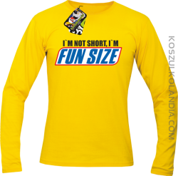 I`m not short i`m funsize - Longsleeve męski żółty