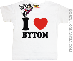 I love Bytom - koszulka dziecięca - biały