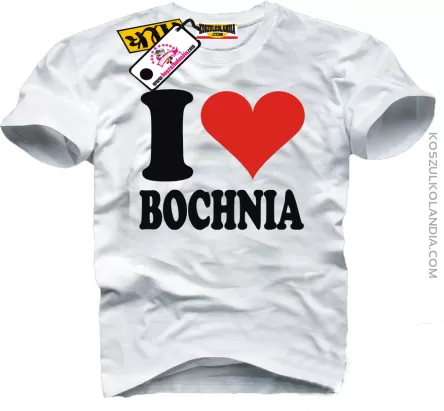 I LOVE BOCHNIA - koszulka męska 2