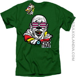 Fuck That Clown - Koszulka męska zielona 
