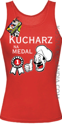 Kucharz na medal-Top damski czerwony