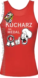 Kucharz na medal-Top damski czerwony