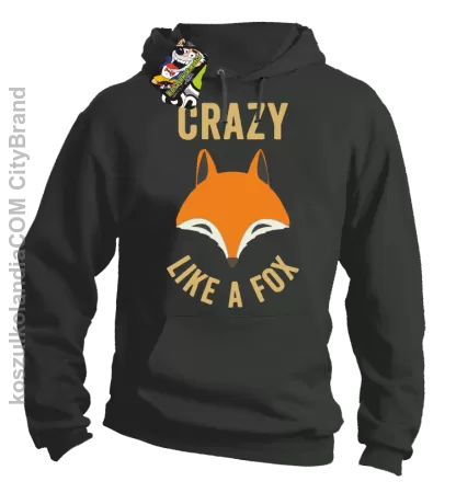 Crazy like a Fox - Bluza z kapturem