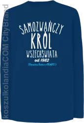 Samozwańczy Król Wszechświata - Longsleeve dziecięcy niebieski 