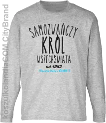 Samozwańczy Król Wszechświata - Longsleeve dziecięcy melanż 