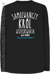 Samozwańczy Król Wszechświata - Longsleeve dziecięcy czarny 