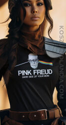 Pink Freud Dark Side of your Mom - damska koszulka z nadrukiem 2