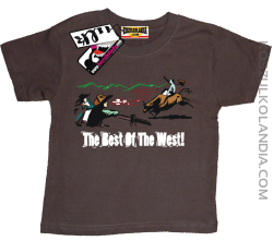 Rodeo Best of The West - koszulka dziecięca - brązowy