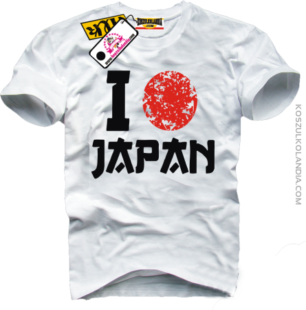 I LOVE JAPAN - Koszulka męska