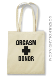 Orgasm Donor - Torba EKO beżowa 