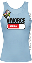 DIVORCE - loading - Top damski błękit