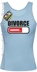 DIVORCE - loading - Top damski błękit