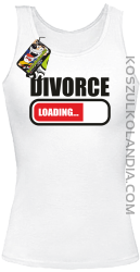 DIVORCE - loading - Top damski biała