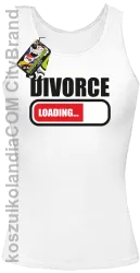 DIVORCE - loading - Top damski biała