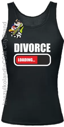 DIVORCE - loading - Top damski czarny