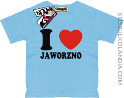 I love Jaworzno - koszulka dla dziecka - błękitny