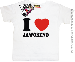 I love Jaworzno - koszulka dla dziecka - biały