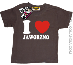 I love Jaworzno - koszulka dla dziecka - brązowy