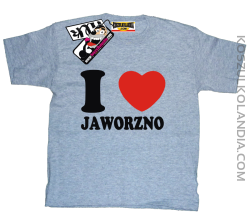 I love Jaworzno - koszulka dla dziecka - melanżowy