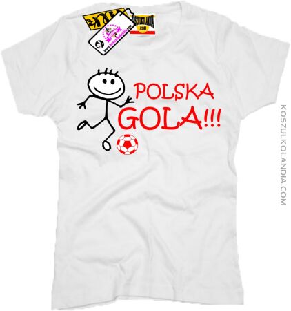 Polska Gola !!! - Koszulka Damska Nr KODIA00071d