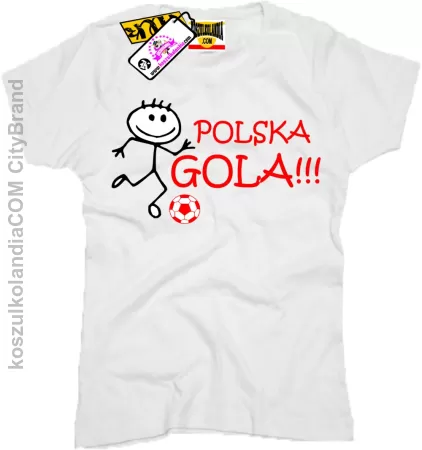 Polska Gola !!! - Koszulka Damska Nr KODIA00071d