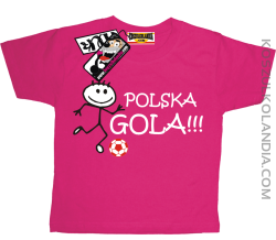 Polska Gola - koszulka dziecięca - różowy